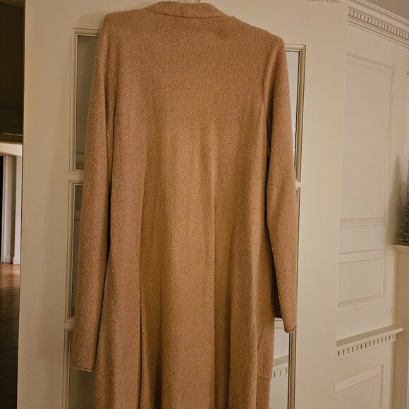 Barefoot Dreams Cozychic Lite Long Cardigan - Color: Soft Camel - Size L - Picture 2 of 2